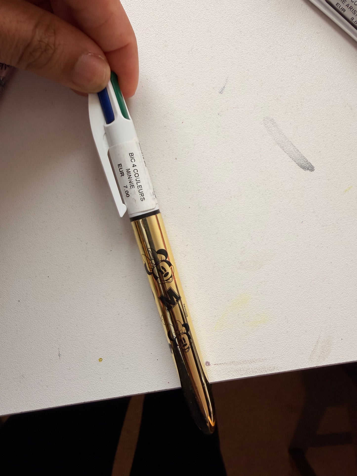 Minnie Mouse bic pen