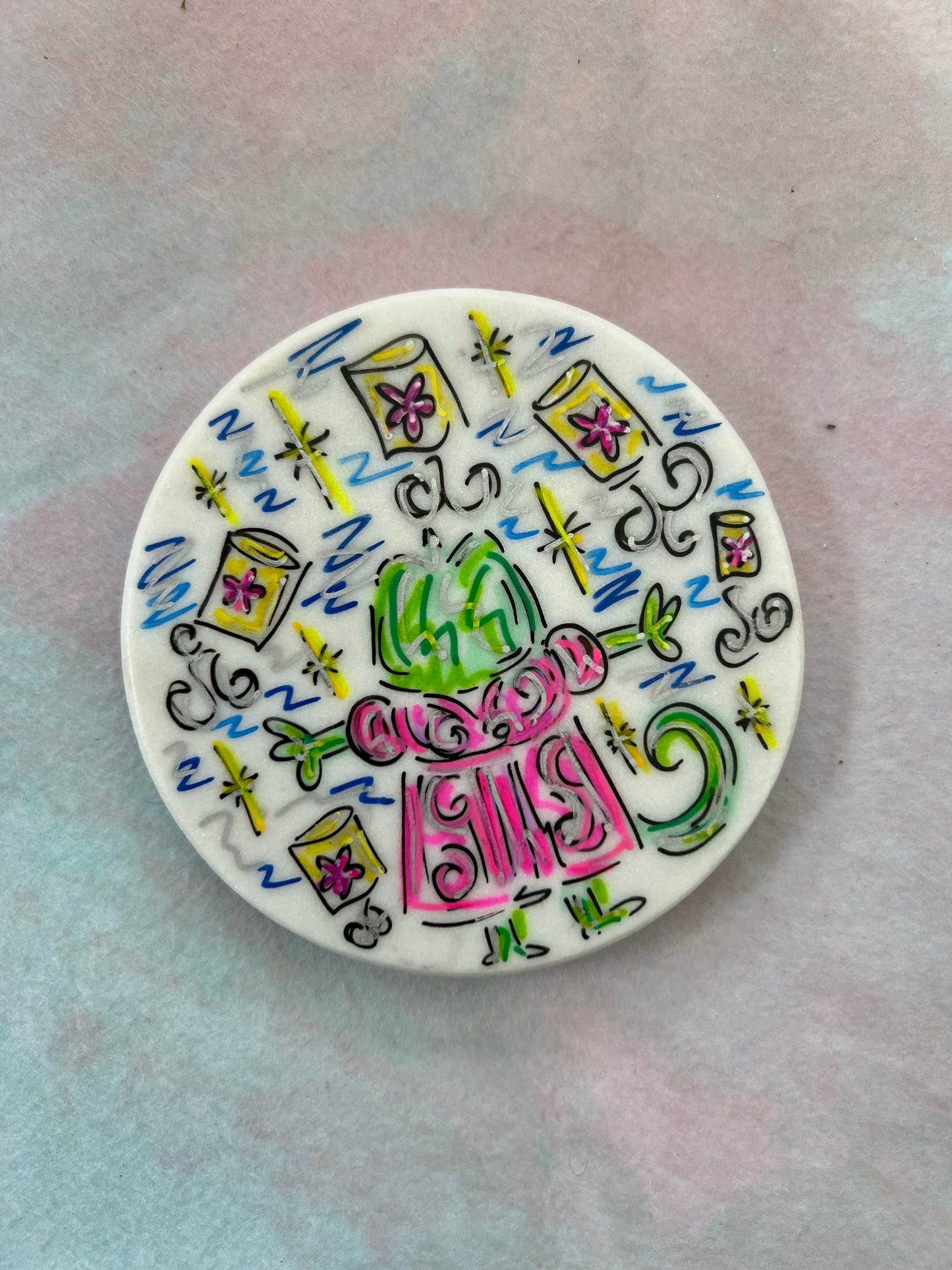 Marble coaster Pascal