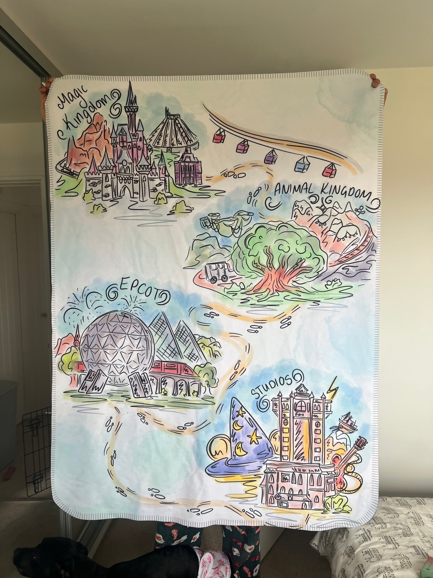 WALT DISNEY WORLD BLANKET PRE ORDER