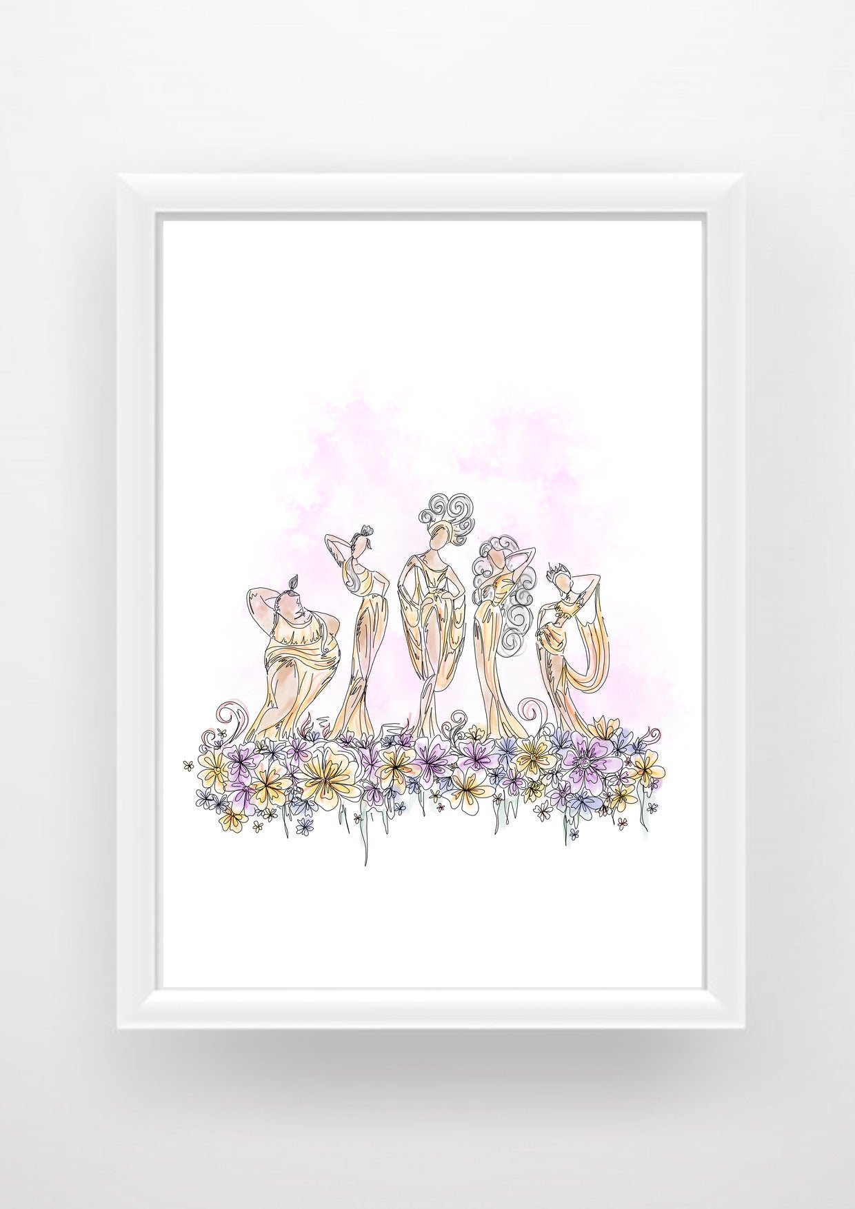 The Muses Print / Sticker / bookmark