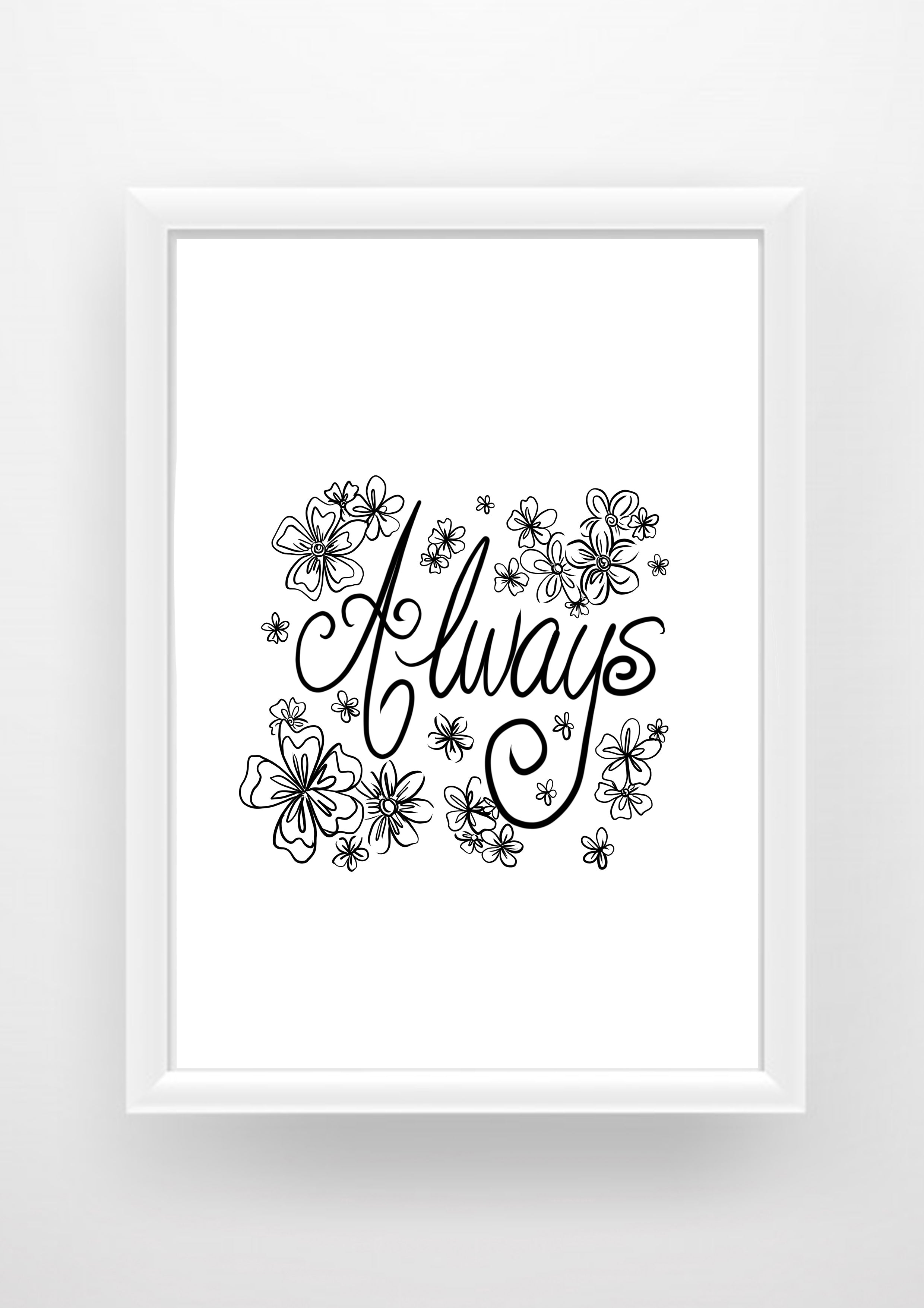 Harry potter always Print / Sticker / bookmark