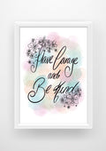 Have courage and be kind quote Print / Sticker / bookmark (Copy)