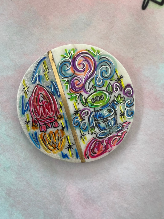 Marble coaster Toy Story alien