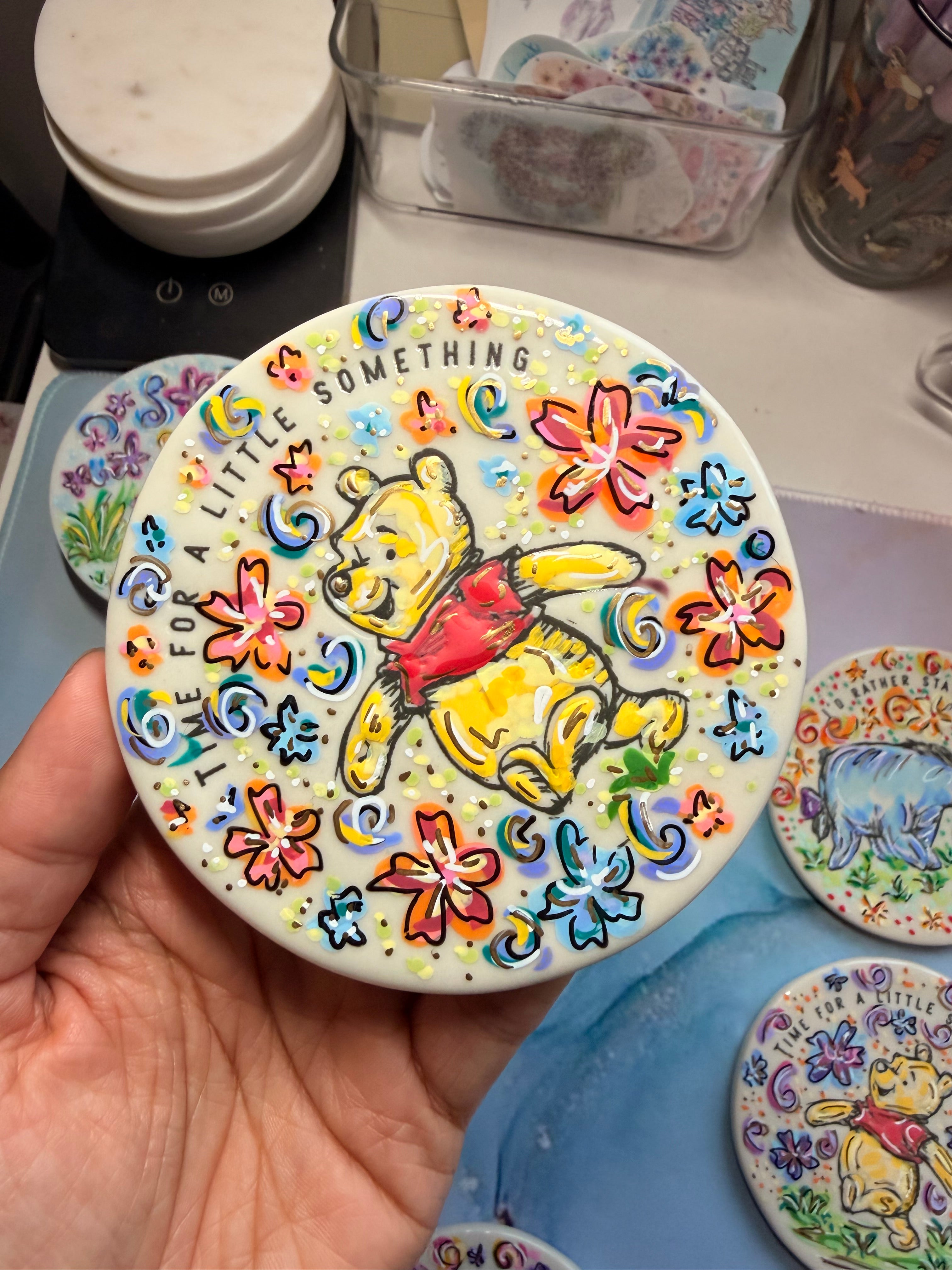 Winnie the Pooh ceramic coaster
