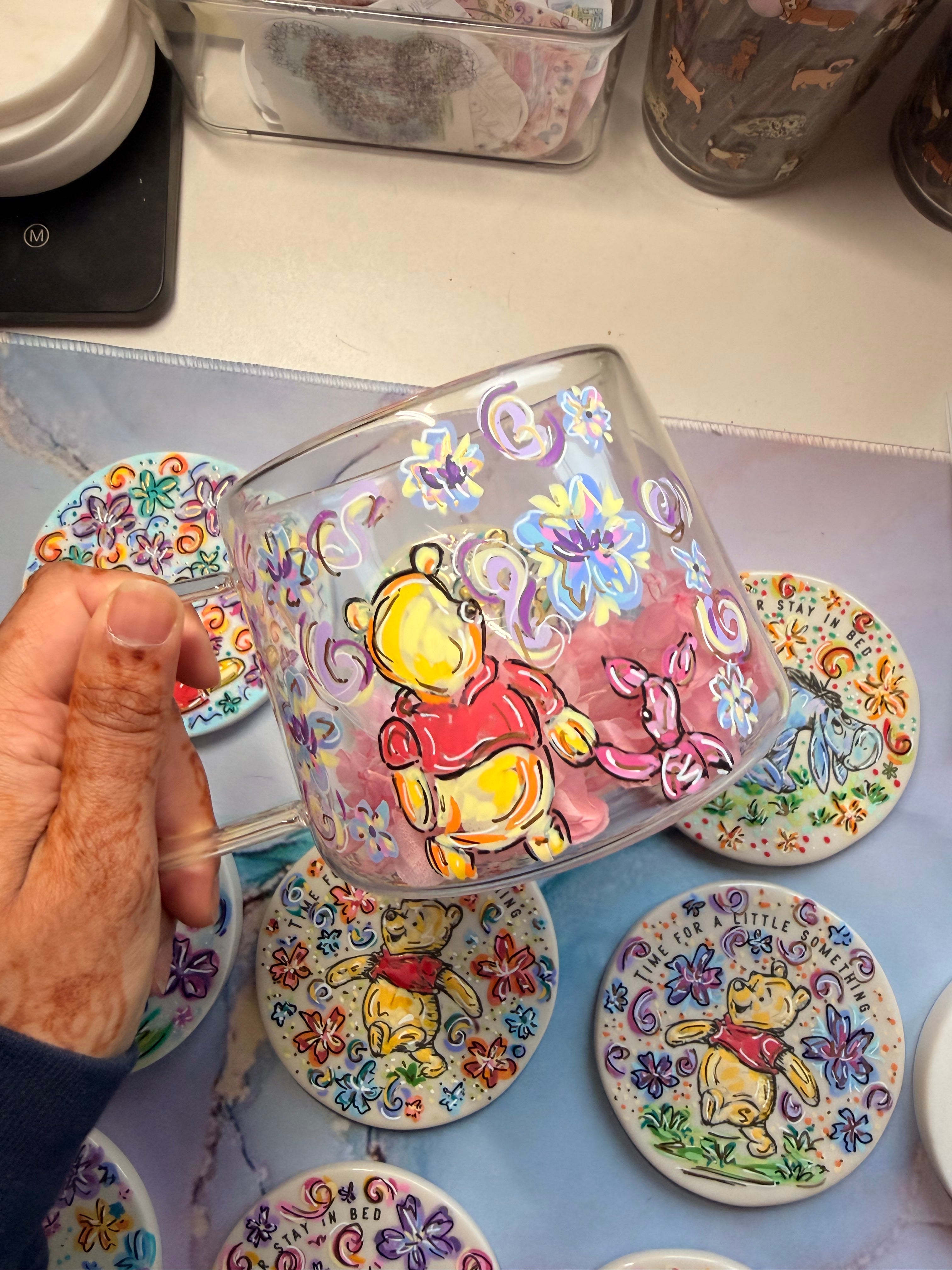 Winnie and piglet double walled mug