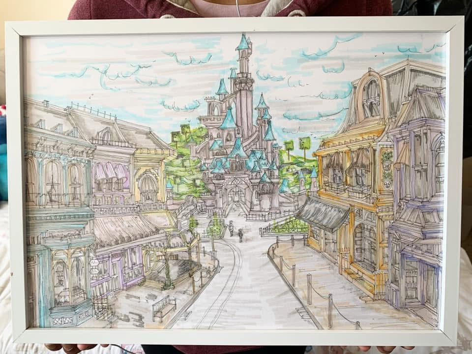 Disneyland Main Street USA Print A5 / A4 / A3