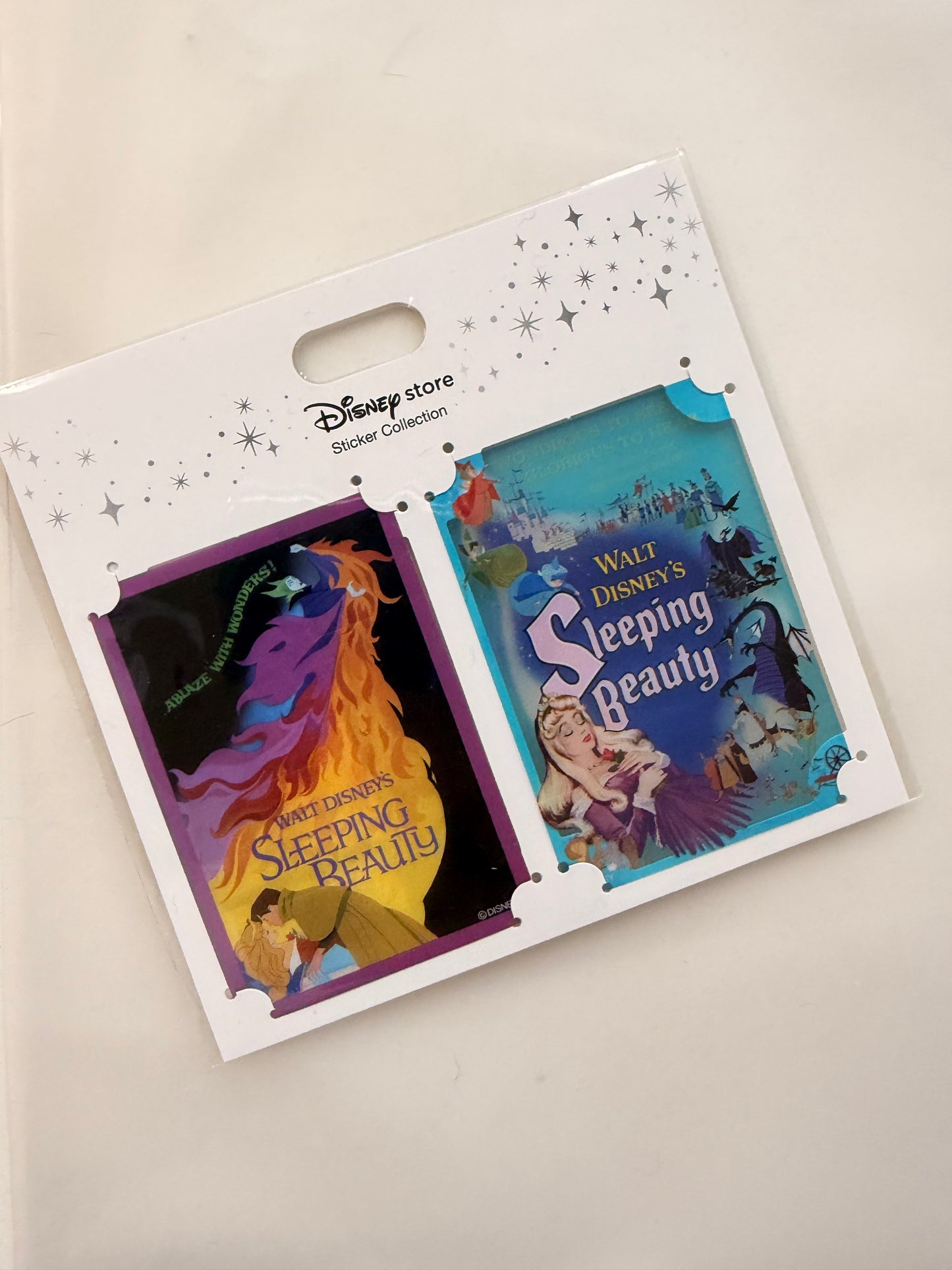 Sleeping beauty stickers