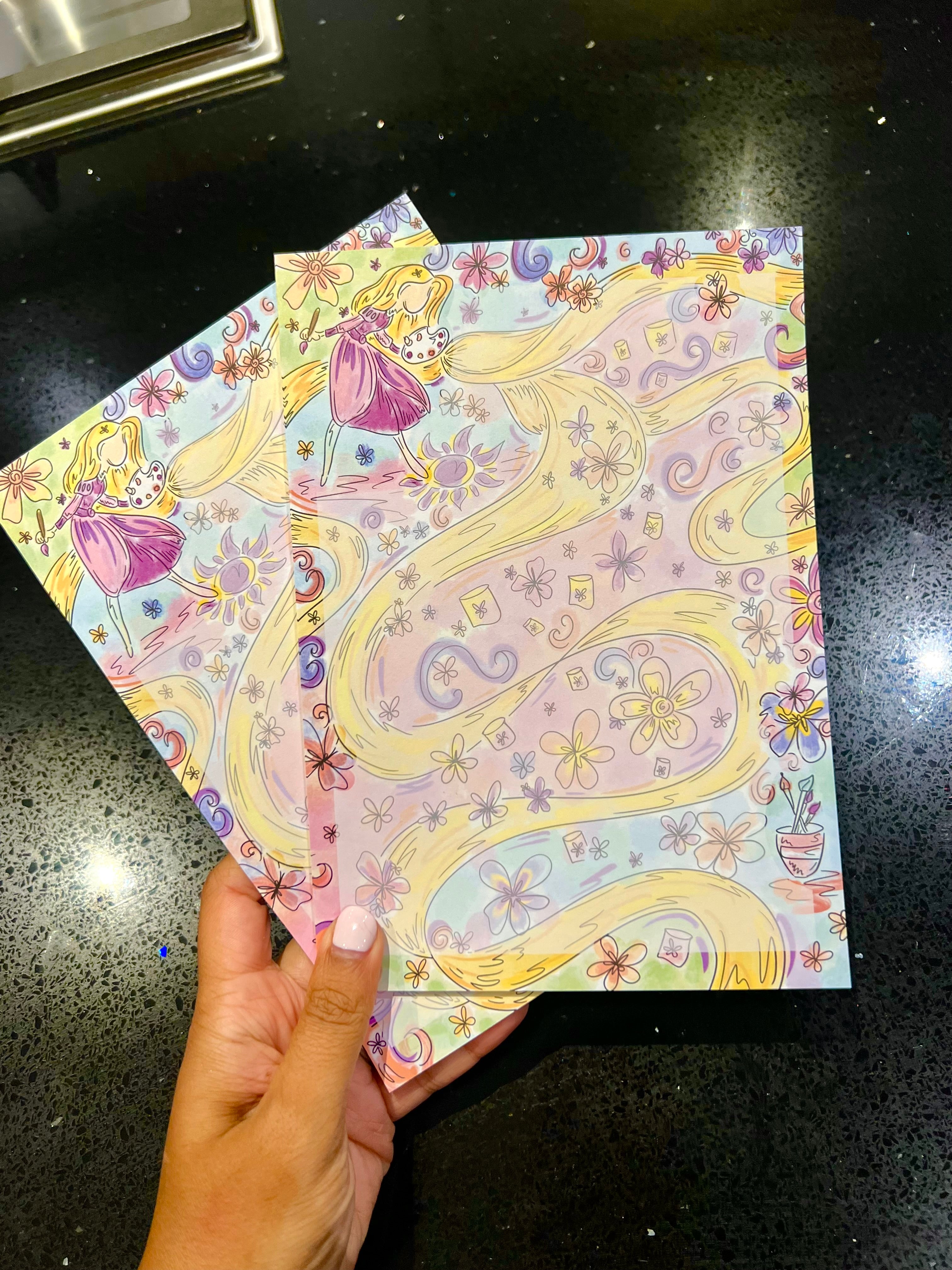 Tangled colourful Notepad A5