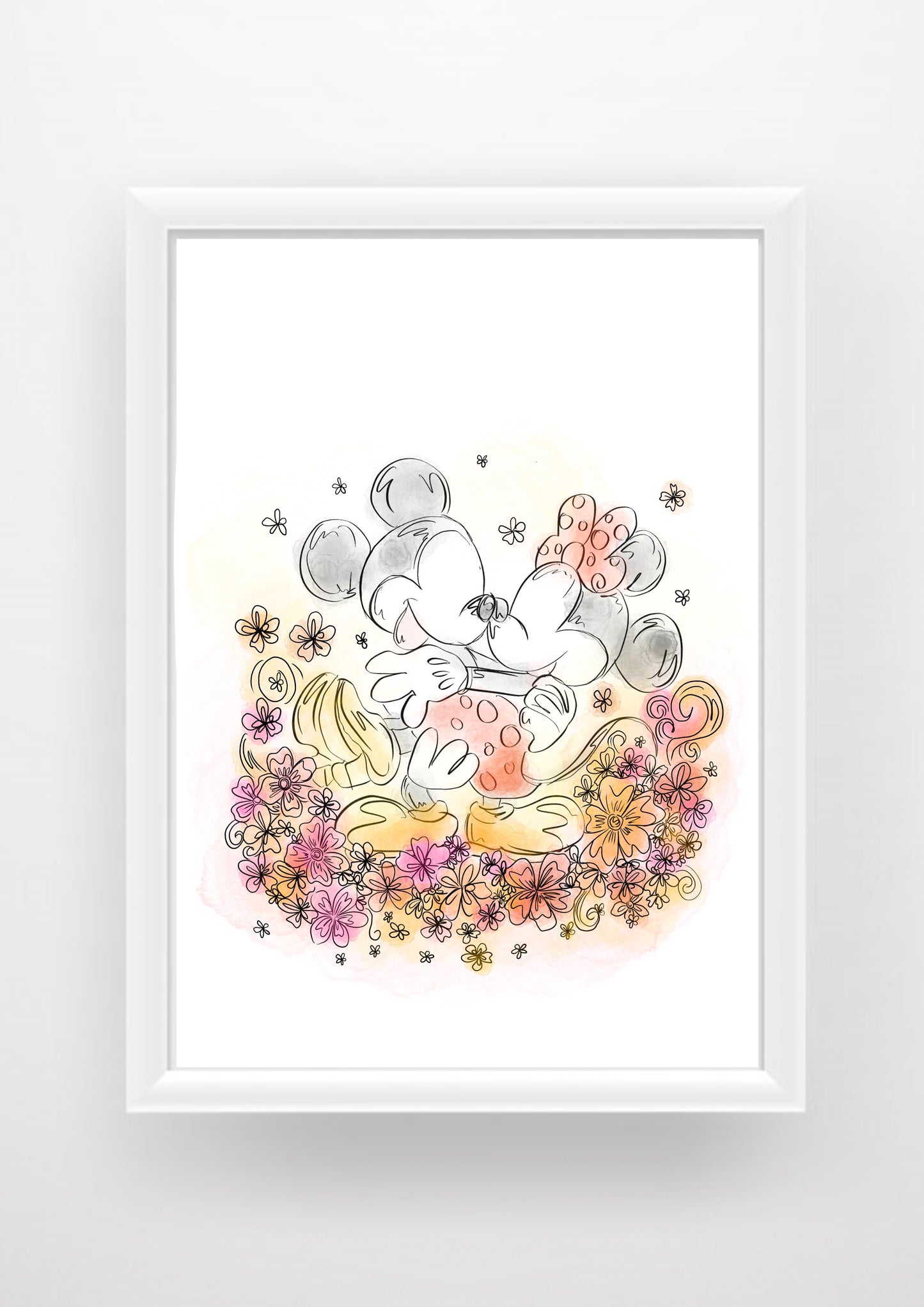 Minnie mickey love Print / Sticker / bookmark