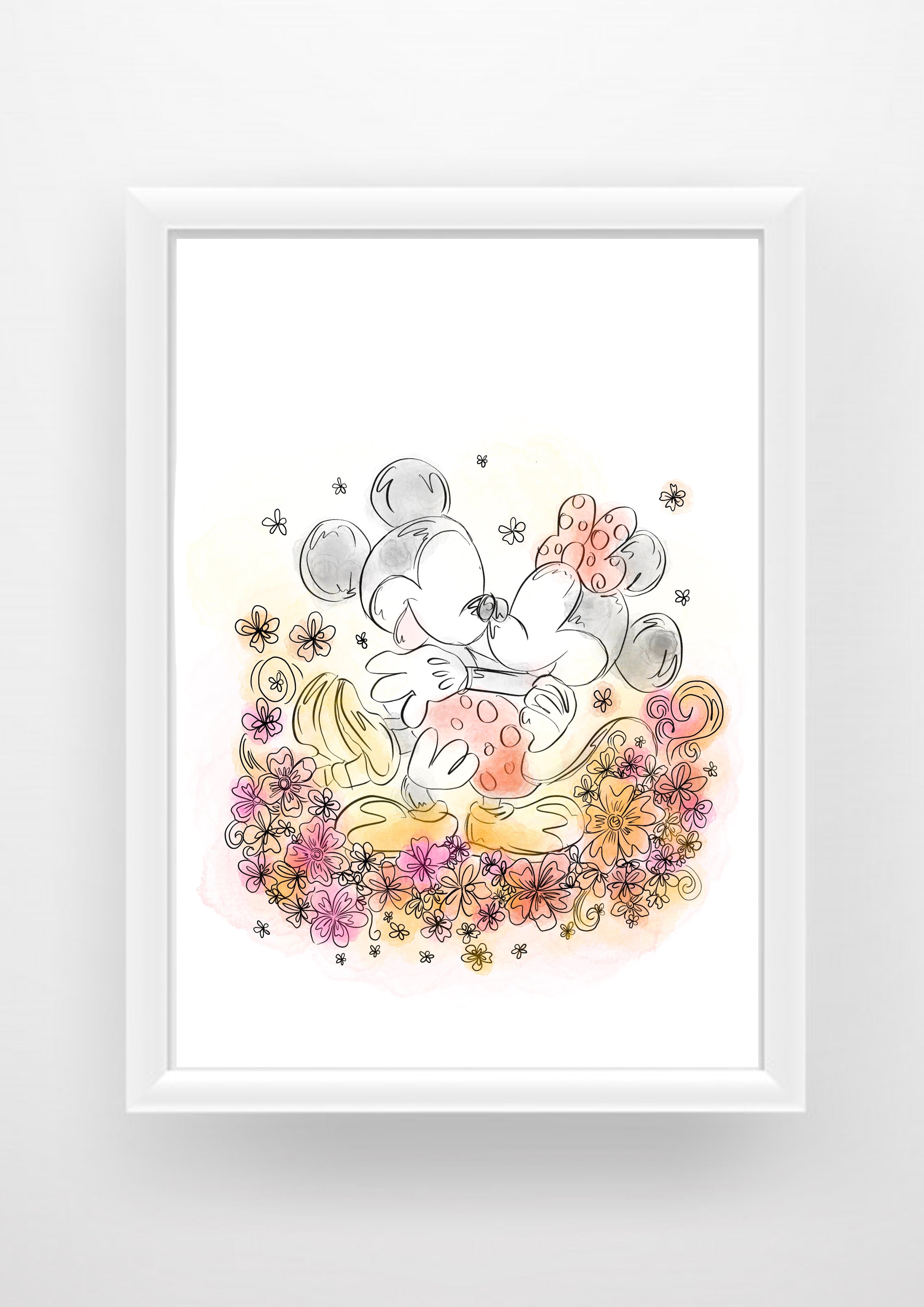 Minnie mickey love Print / Sticker / bookmark