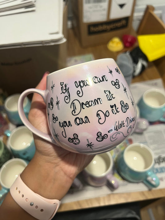 Dream it pink mug