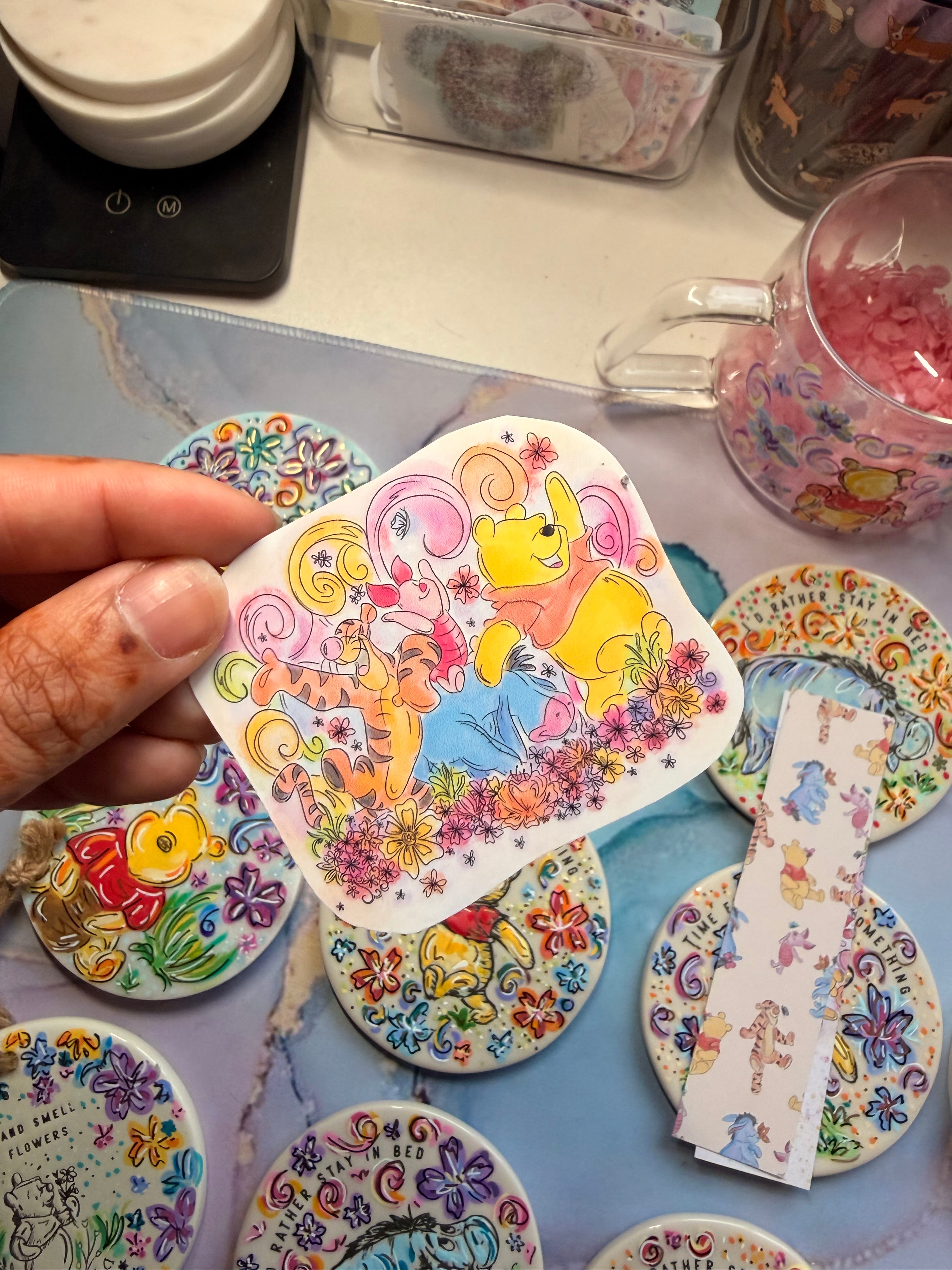 Winnie the Pooh and friends sticker