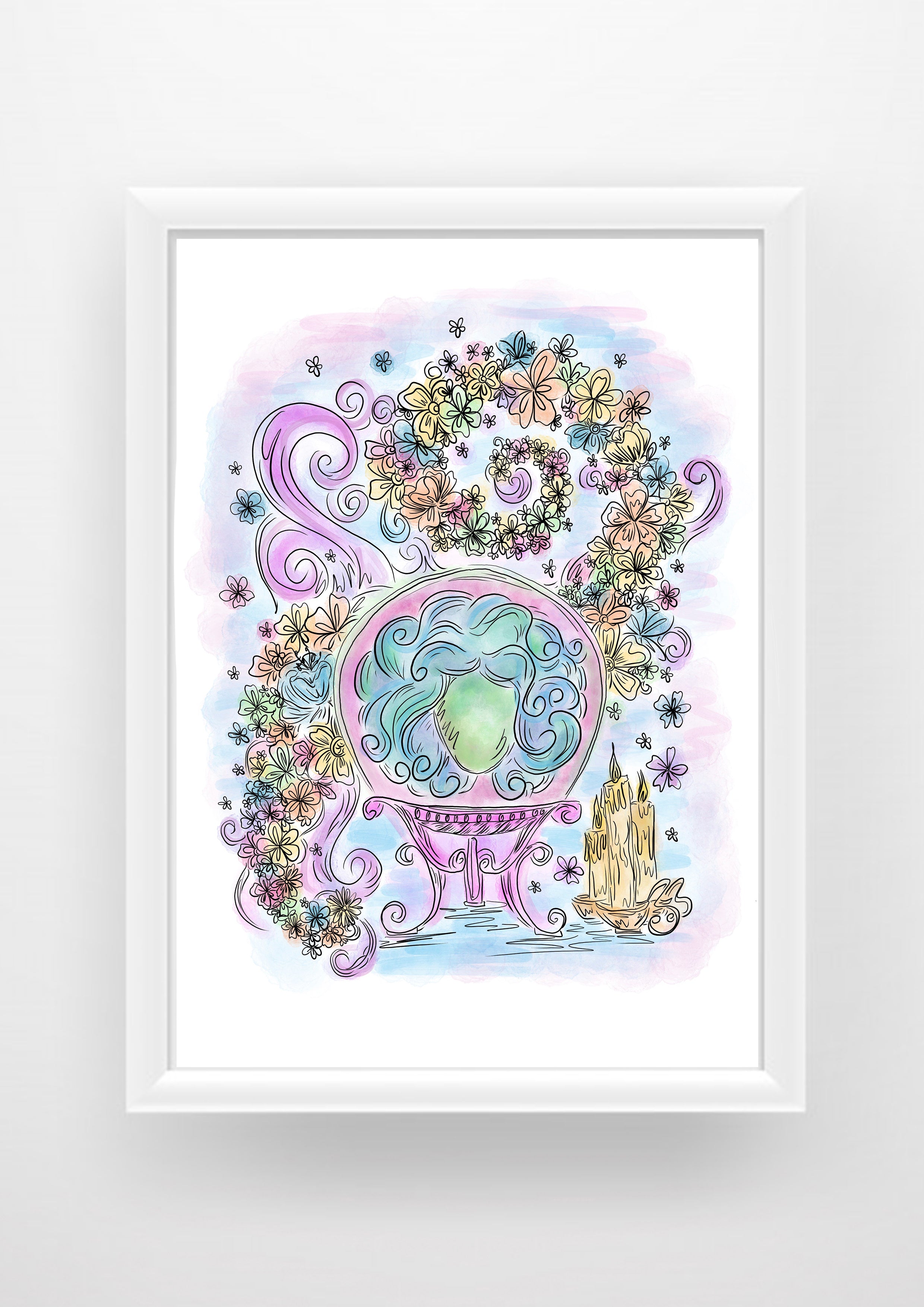 Madame leota haunted mansion Print / Sticker / bookmark