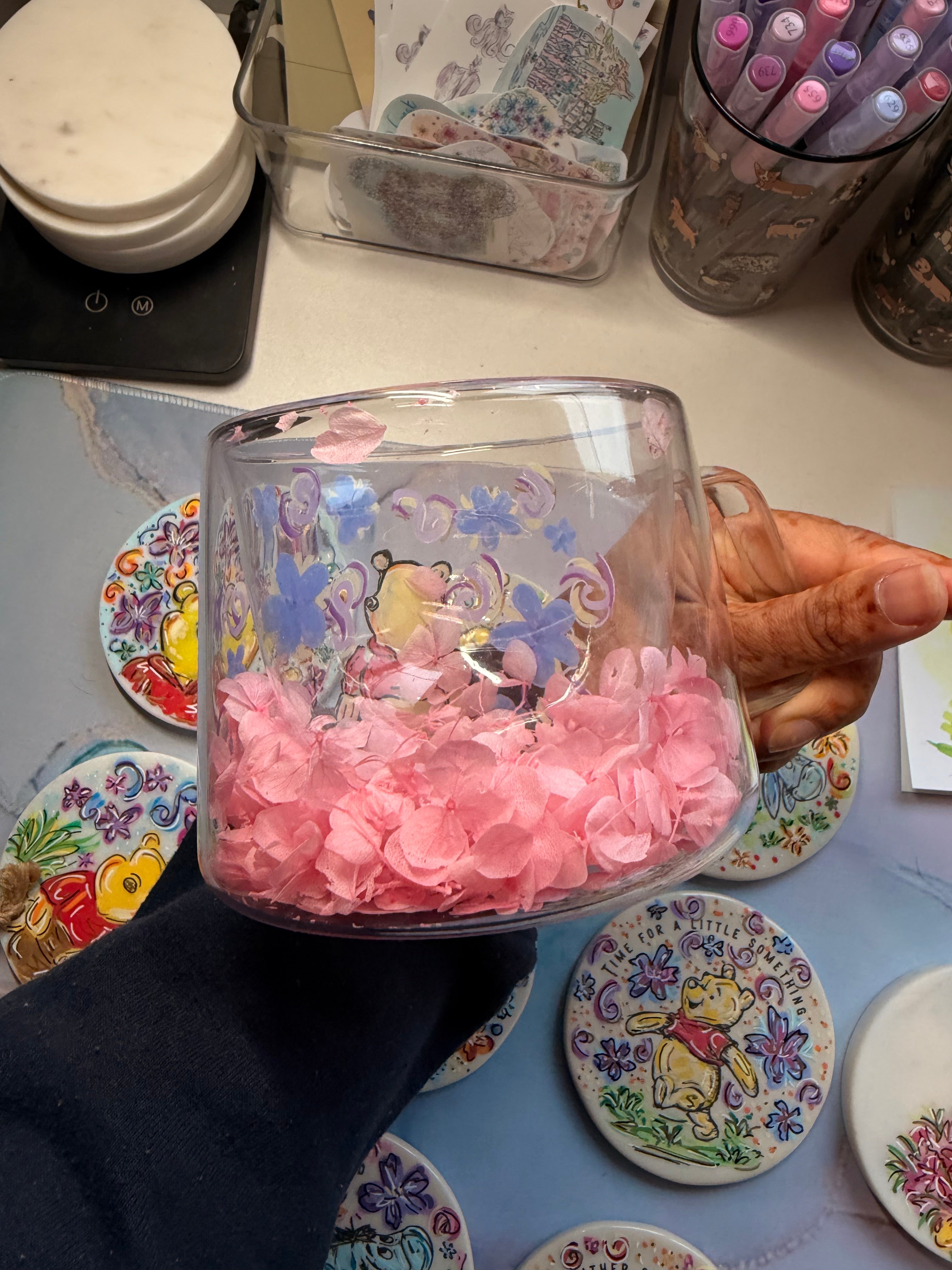 Winnie and piglet double walled mug