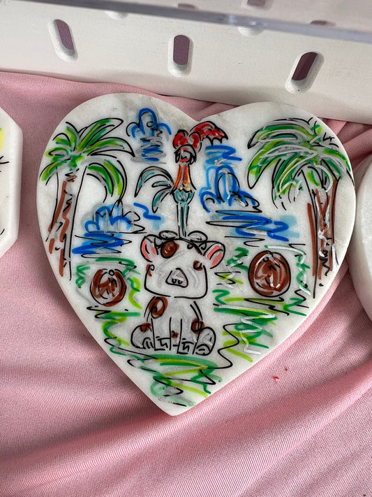 Marble coaster hei hei PUA
