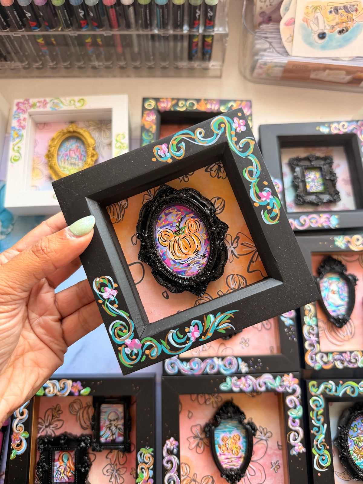 Mini frame Disney pumpkin Mickey