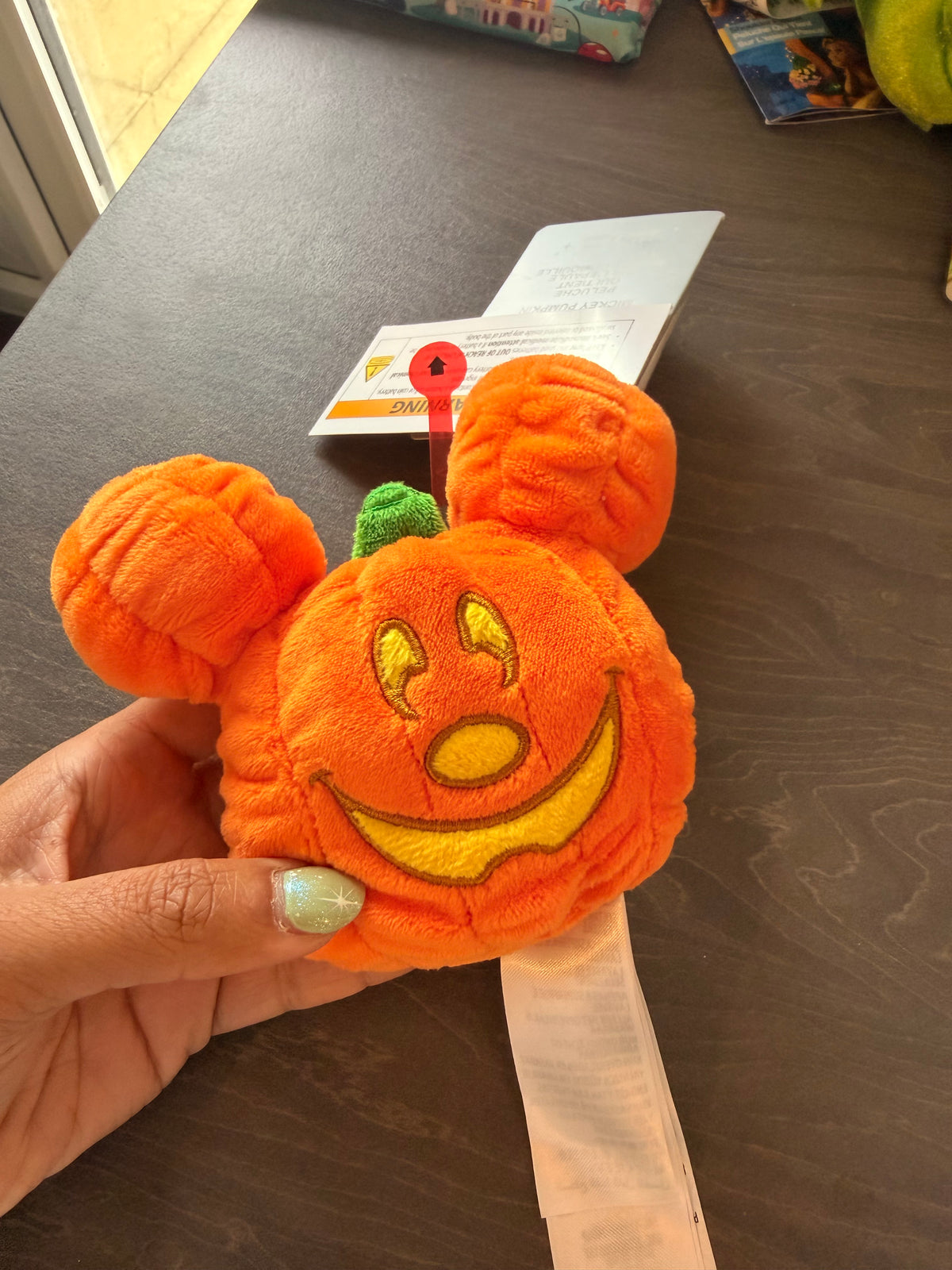 Disneyland Paris pumpkin shoulder pal