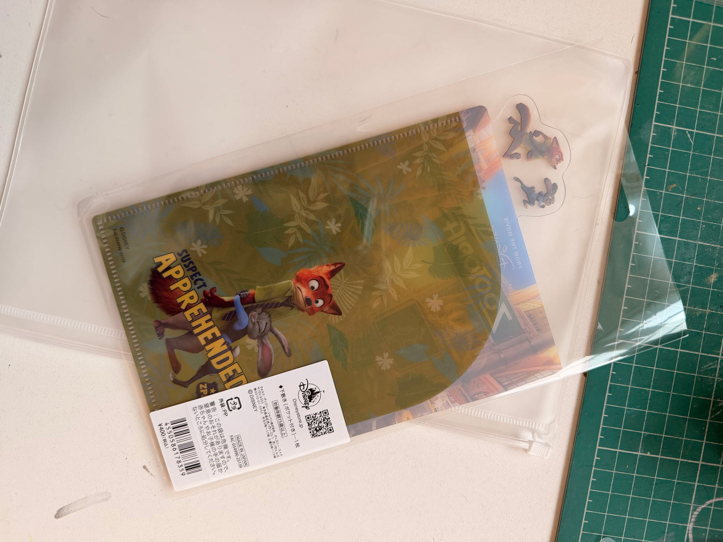 Zootopia plastic folder sleeve