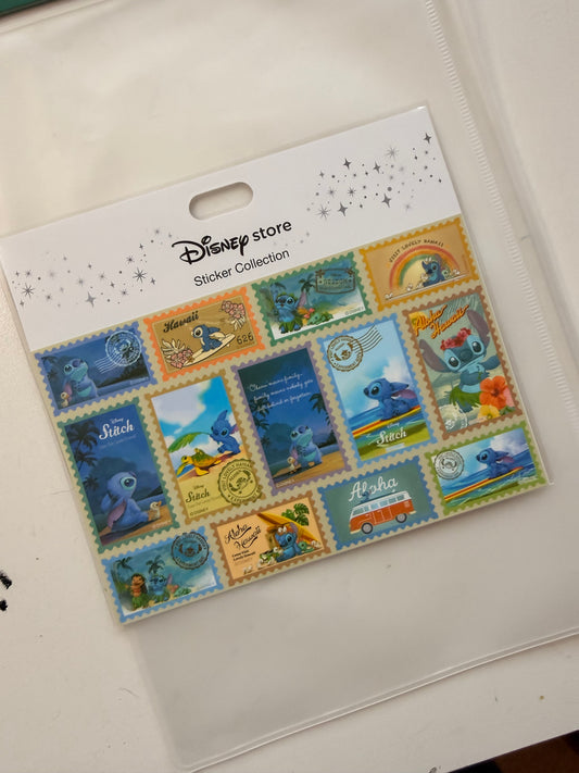 Lilo and stitch stamp collection stickers