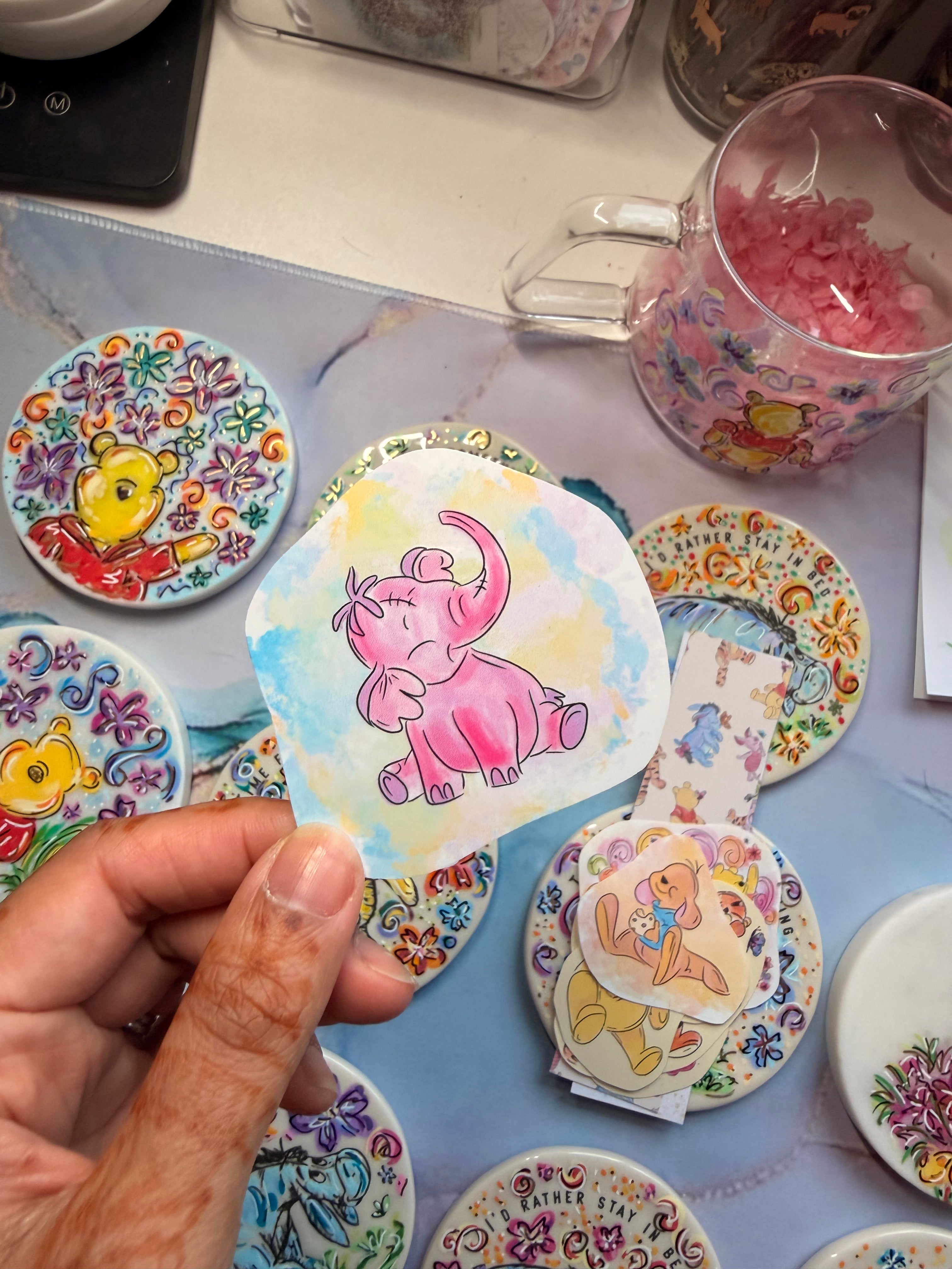 Winnie the Pooh heffalump sticker