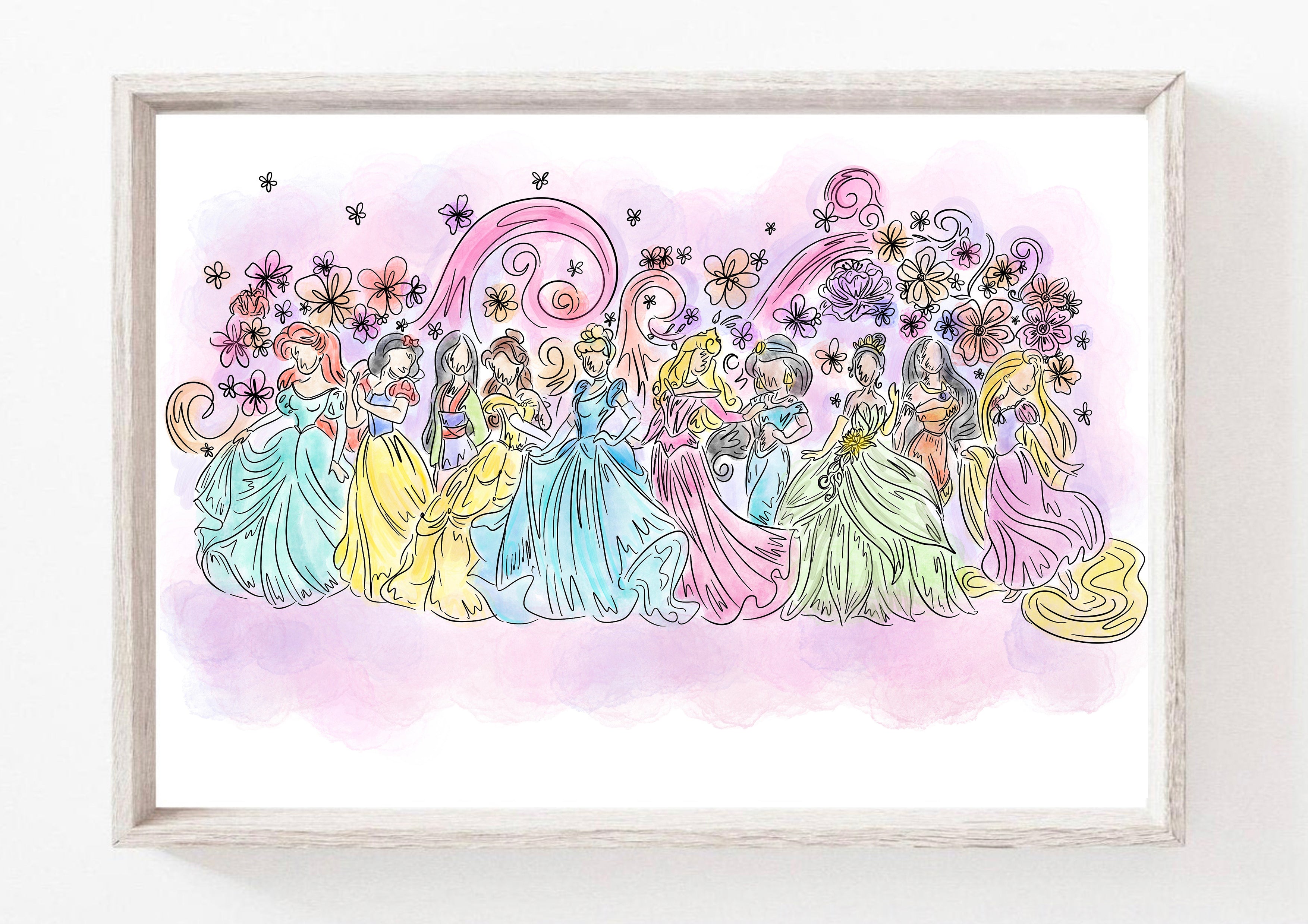 Disney princess Print / Sticker / bookmark
