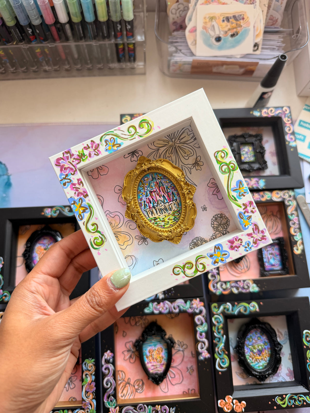 Mini frame Disney castle