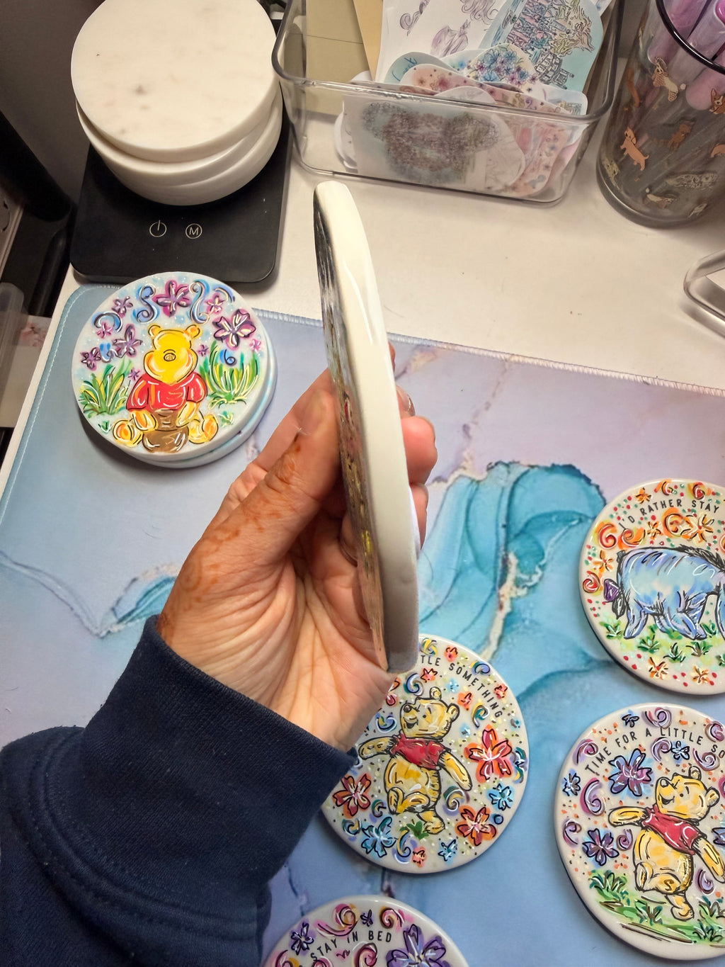 Winnie the Pooh ceramic coaster