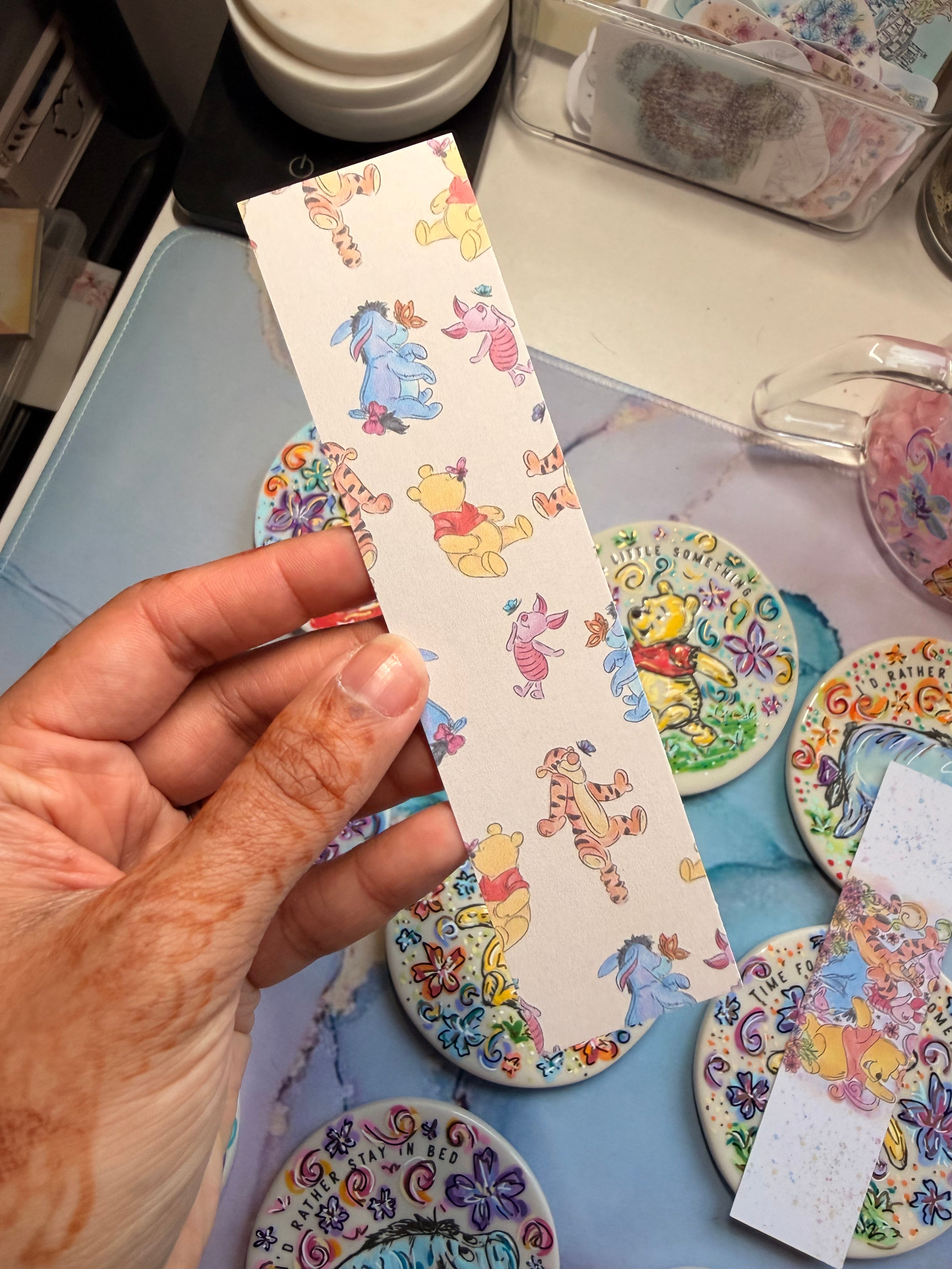 Winnie and friends bookmark