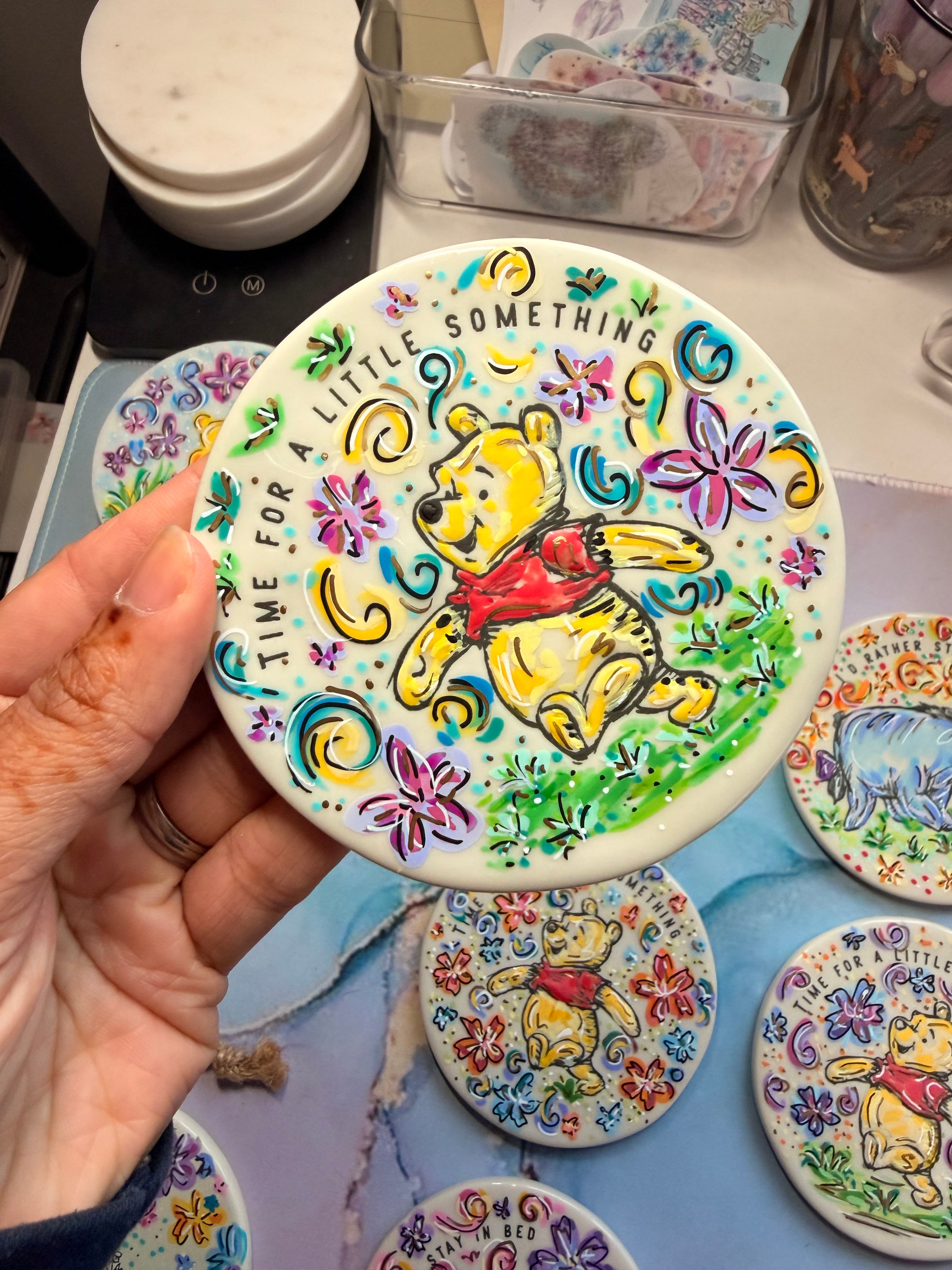 Winnie the Pooh ceramic coaster