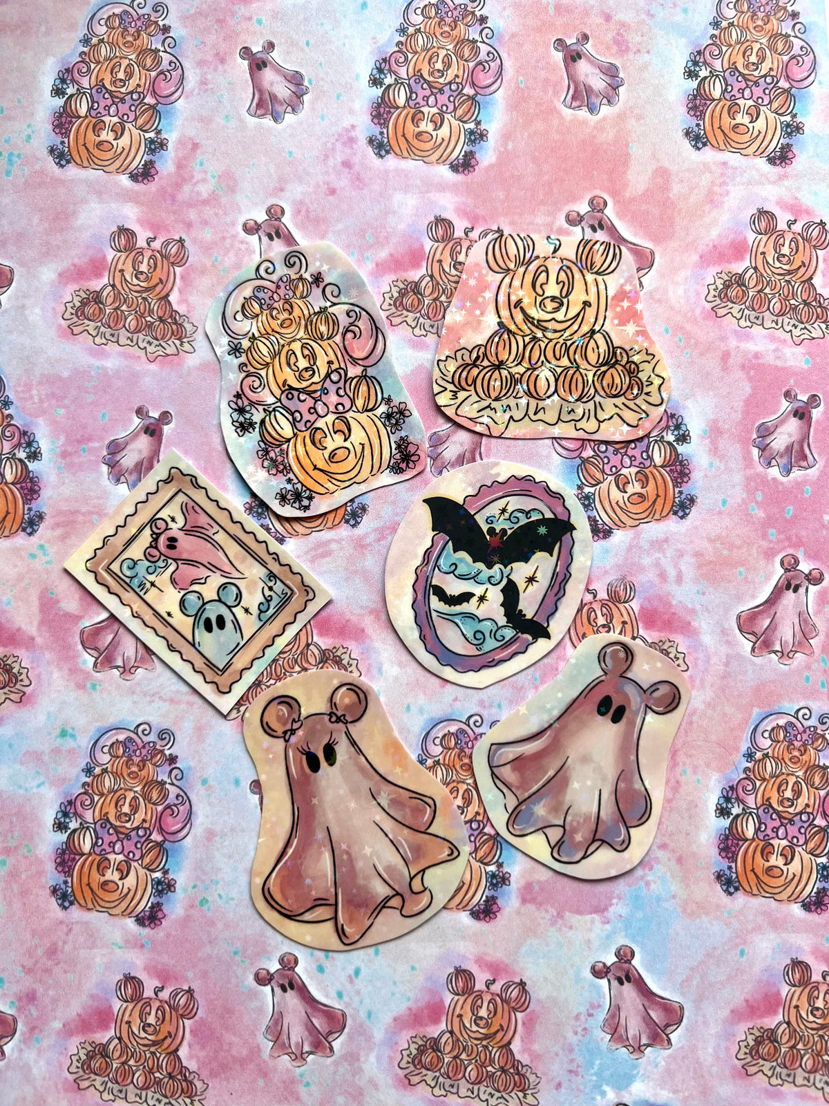 Halloween ghost and pumpkin stickers PICK YOUR STICKER