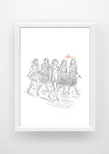 Pretty little liars A Print / Sticker / bookmark