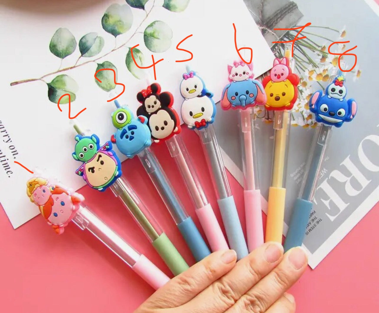 Mickey sully buzz Pooh emoji hunny cute pens ballpoint