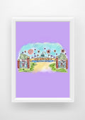Walt disney world sign Print / Sticker / bookmark