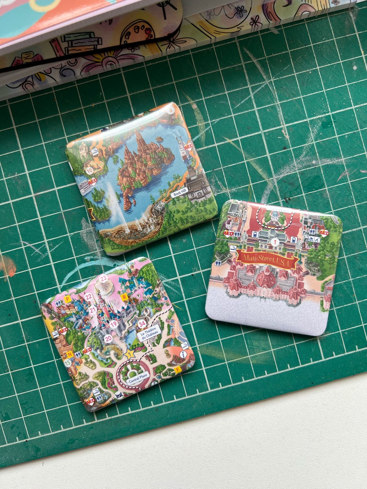 Disneyland Paris location magnets