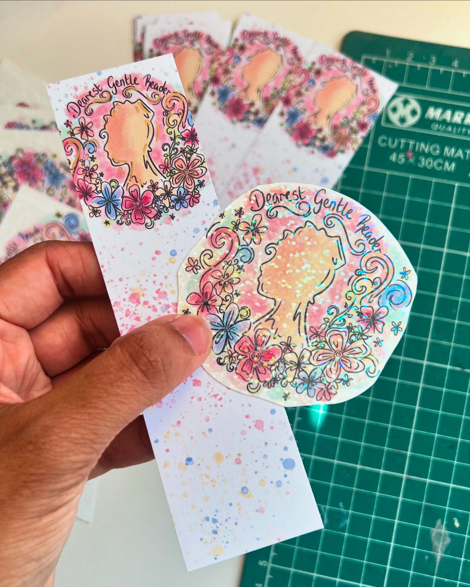 Bridgerton bookmark / sticker