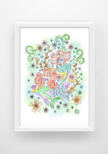 The little mermaid outfits Print / Sticker / bookmark