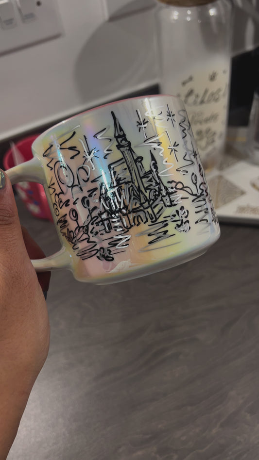 Disney pearlescent mug