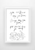 Winnie the Pooh quote ‘braver than you believe’ Print / Sticker / bookmark