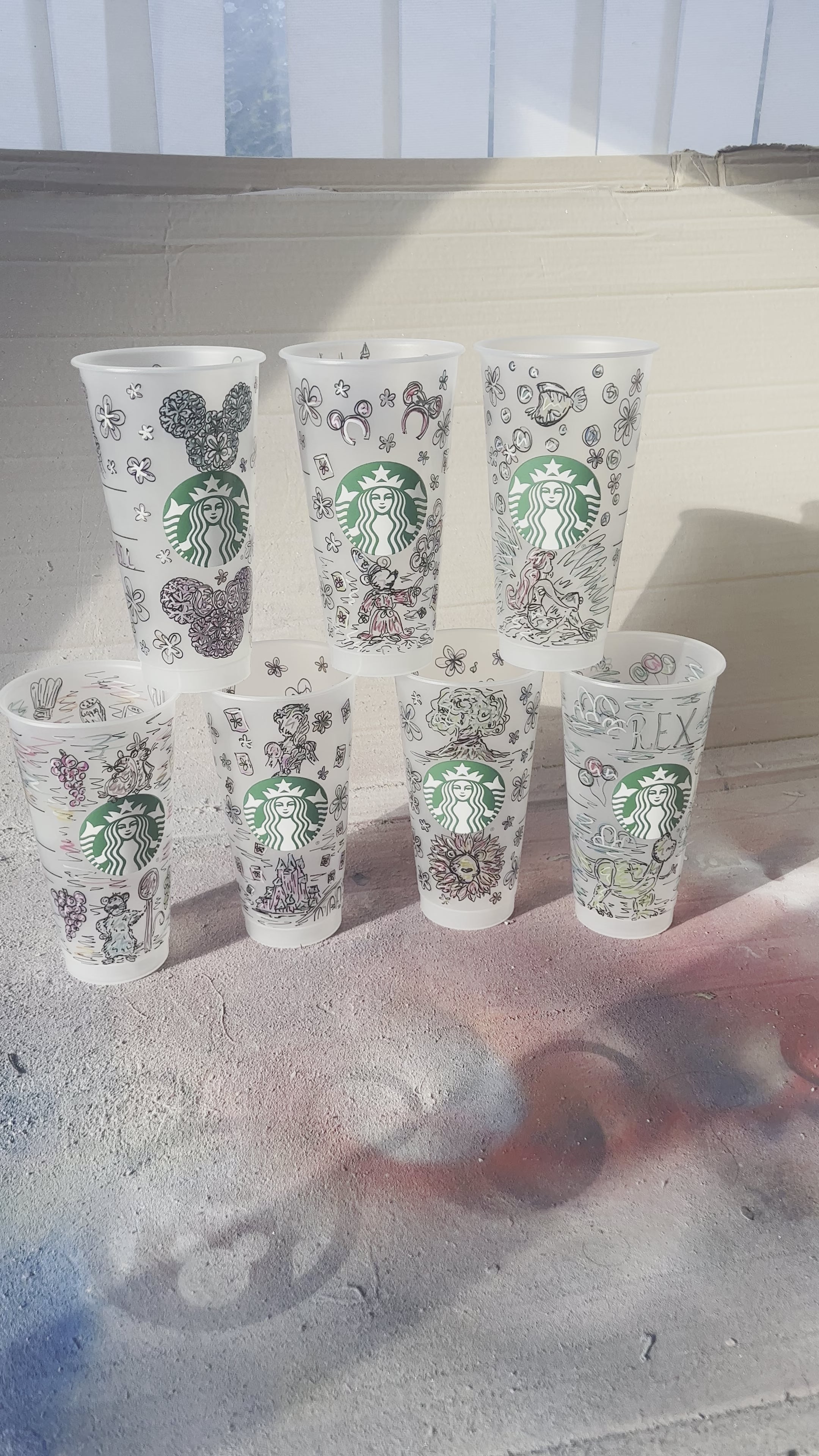 Custom Starbucks cold Cup
