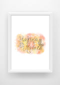 Hakuna Matata lion king Print / Sticker / bookmark