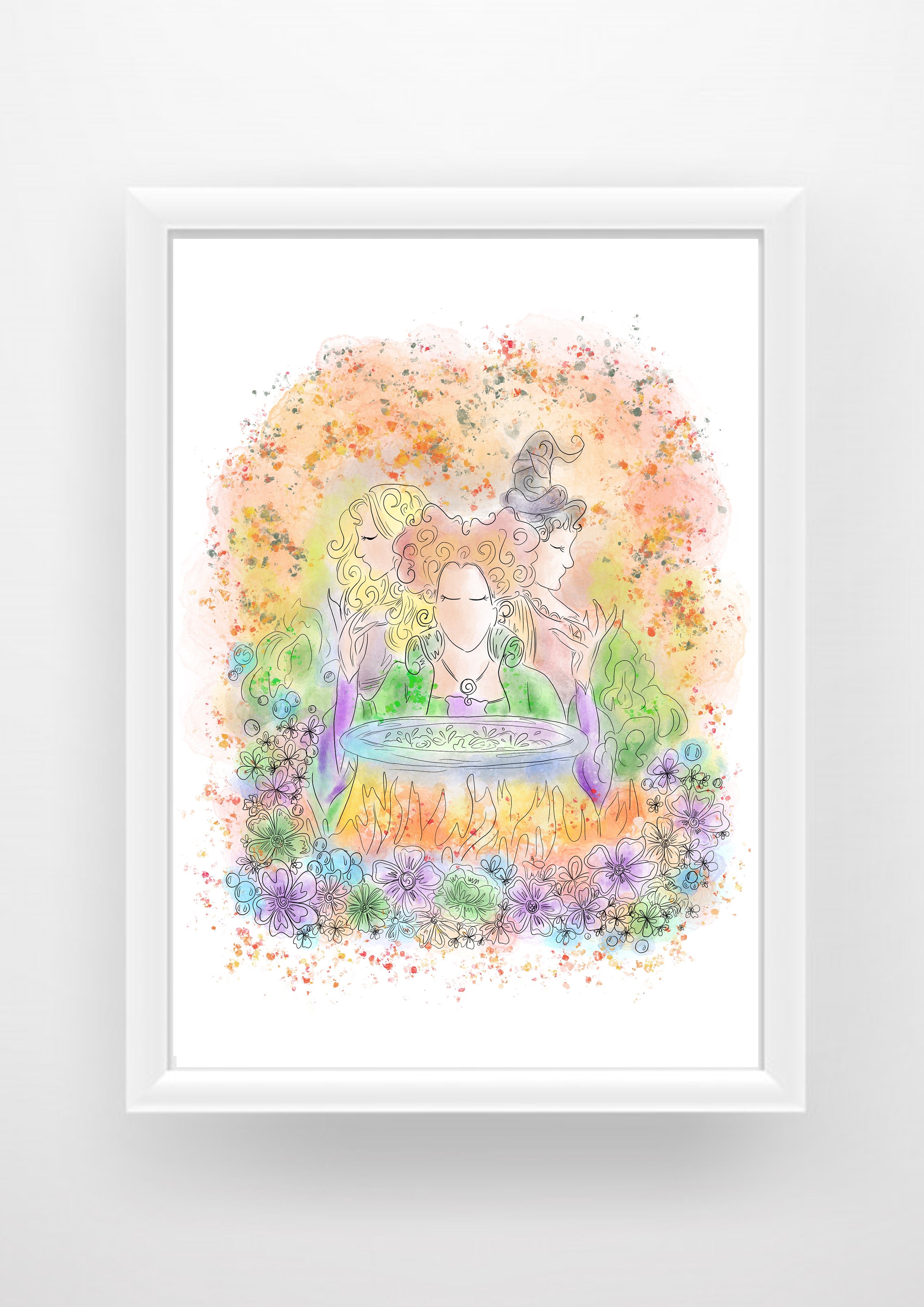 Hocus pocus Halloween Print / Sticker / bookmark