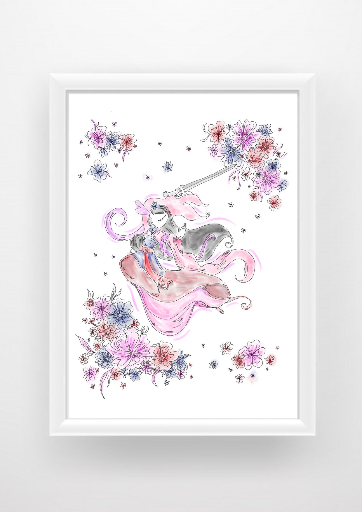 Mulan Print / Sticker / bookmark