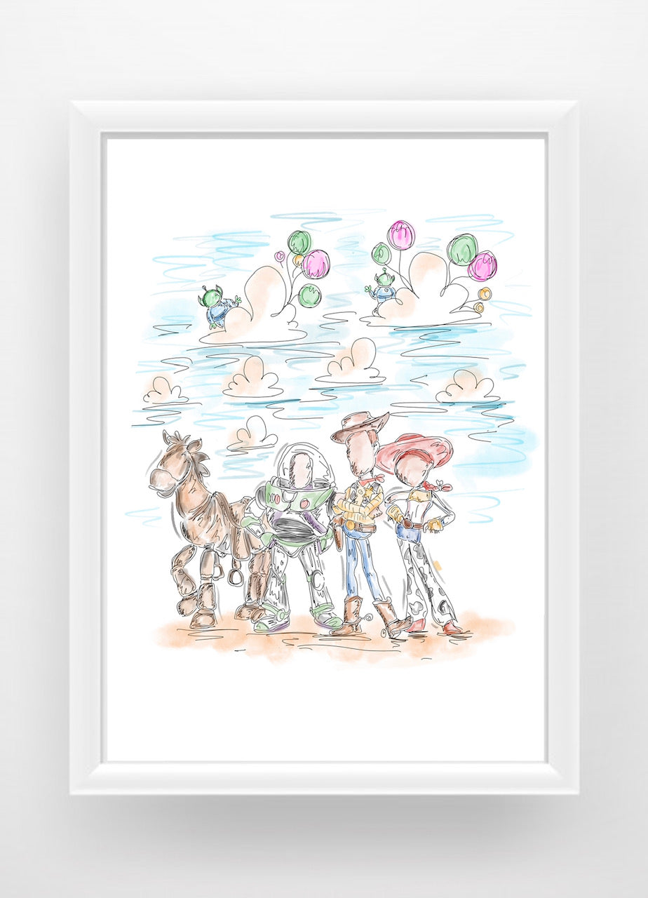 Toy Story Print / Sticker / bookmark