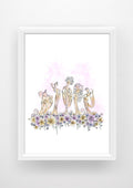 The Muses Print / Sticker / bookmark
