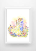 Beauty and the beast dance Print / Sticker / bookmark