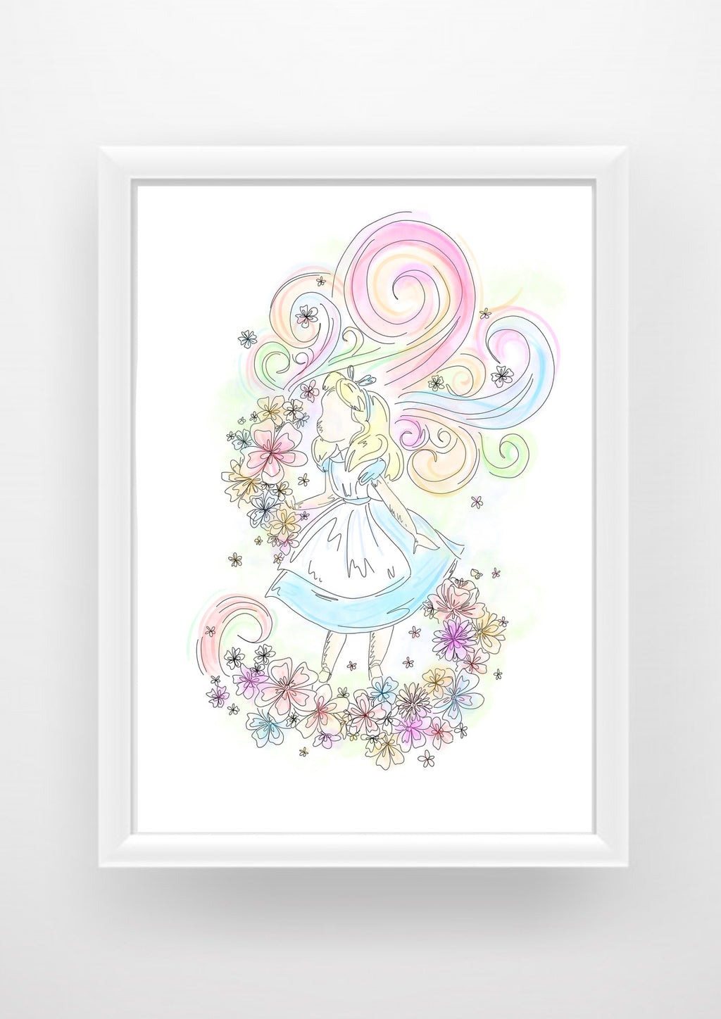 Alice in Wonderland Print / Sticker / bookmark