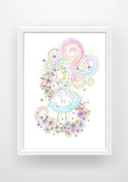 Alice in Wonderland Print / Sticker / bookmark