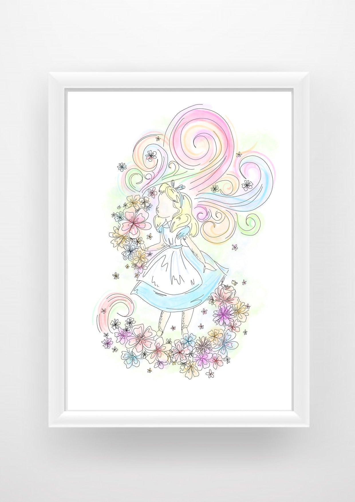 Alice in Wonderland Print / Sticker / bookmark