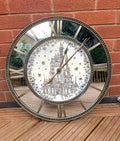 60CM Mirrored clock - CUSTOM DESIGN