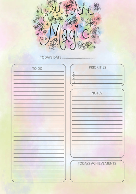 You are magic to do list Notepad A5